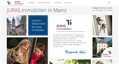 Desktop Screenshot of juras-immobilien.de